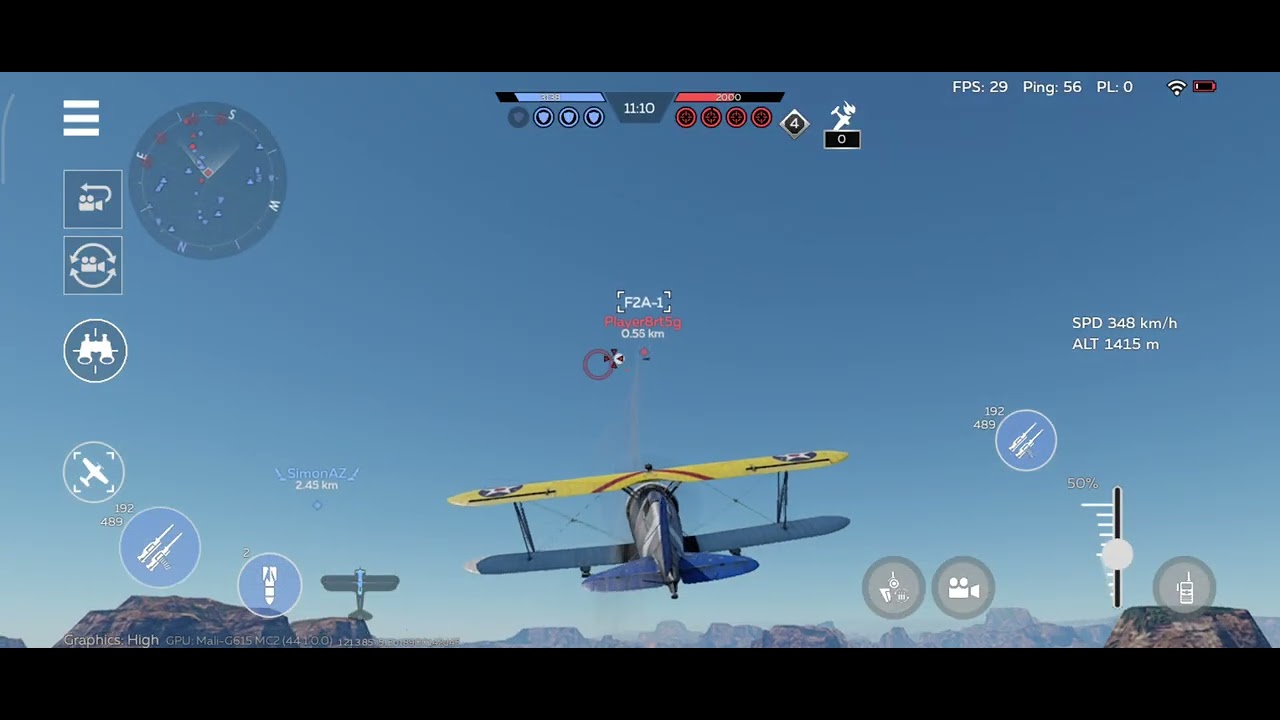 WAR THUNDER Mobile Gameplay I Aviation Campaign #5