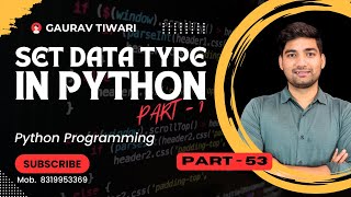Set Data Type in Python Part 1