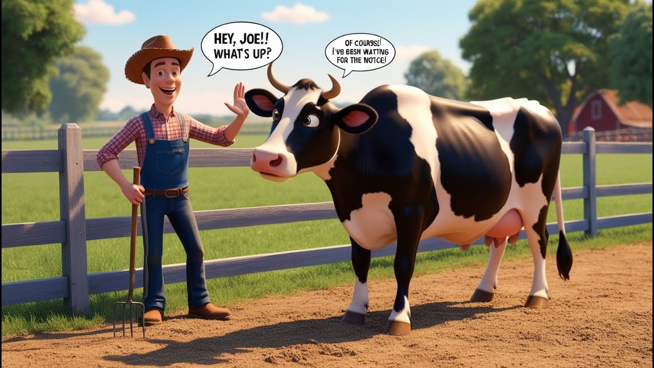 The Farmer and His Talking Cow - YouTube