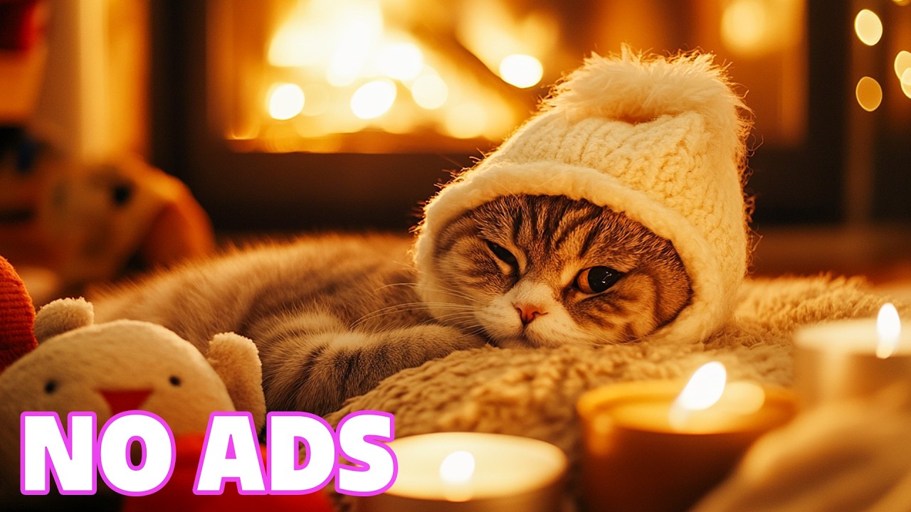 12 часов антистрессовой музыки для кошек 💚 Спокойная музыка для кошек, которая поможет им расслабит