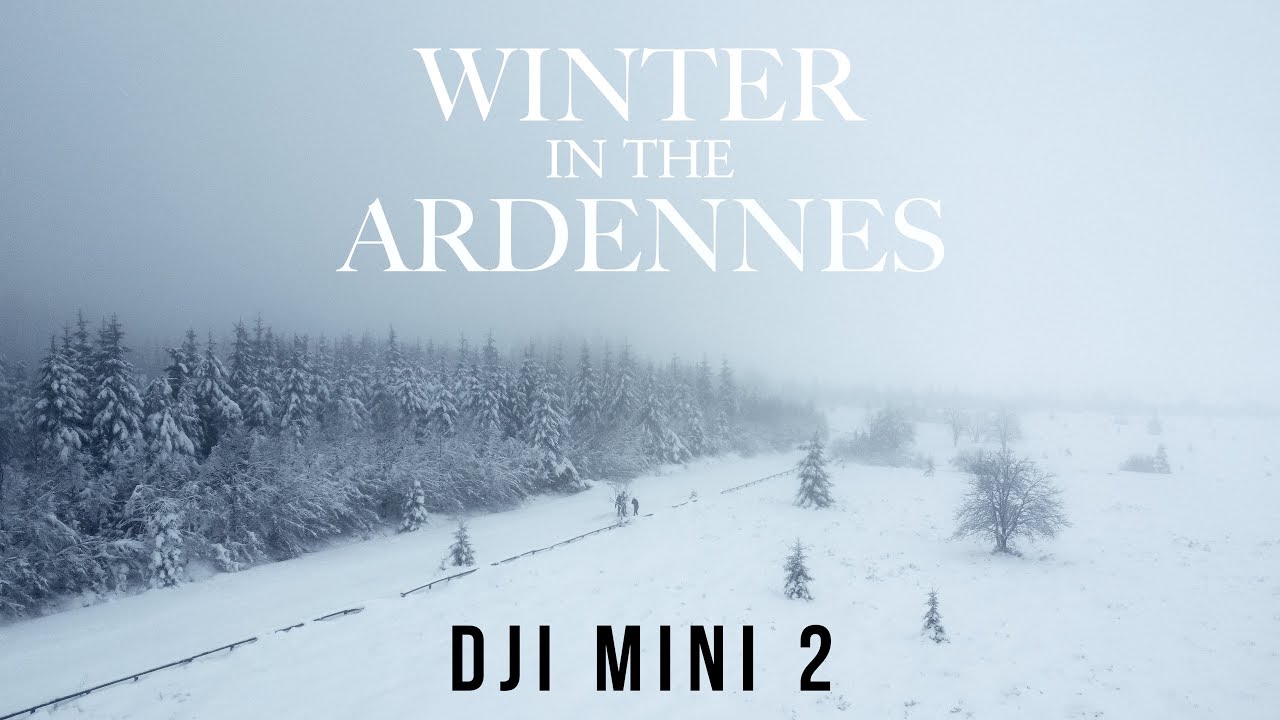 Sneeuw op de hoge venen | 4K drone footage