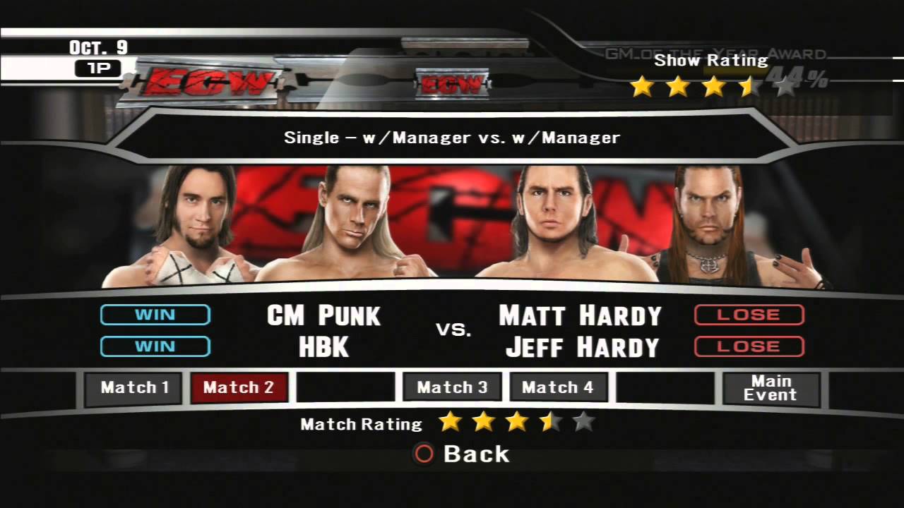 Smackdown vs Raw 2008 General Manager Mode Episode 30 2For1For2