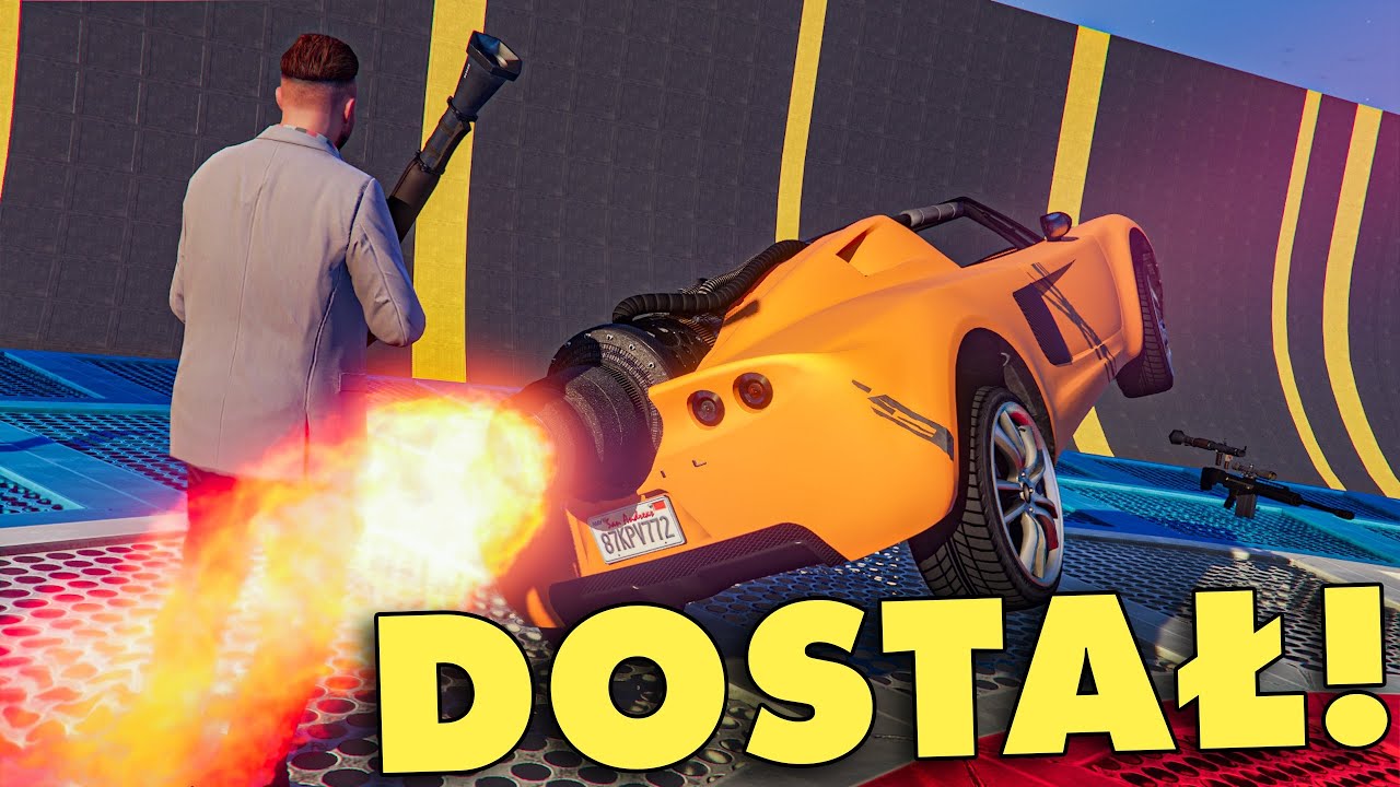 SZYBKIE SAMOCHODY VS RPG z DUŻĄ EKIPĄ w GTA Online