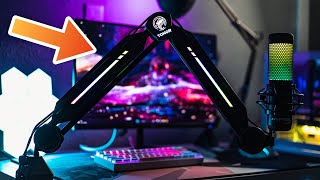 The Best Boom Arm For HyperX Quadcast?! | Tonor T90 Boom Arm | Unboxing, Setup & Review