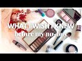WHAT I WISH I KNEW BEFORE I STARTED MY MAKEUP NO-BUY// tips & tricks to help you stop buying makeup