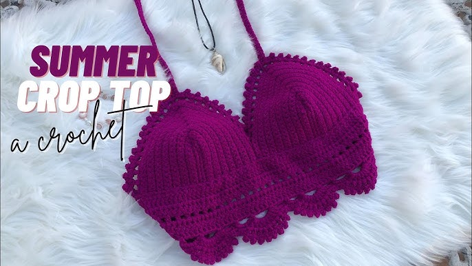 MERMAID Bralette - Crochet Pattern - Summer Top