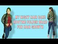 My night hair care routine folder braid for hair growth sasmitapinky  haircare hairlover