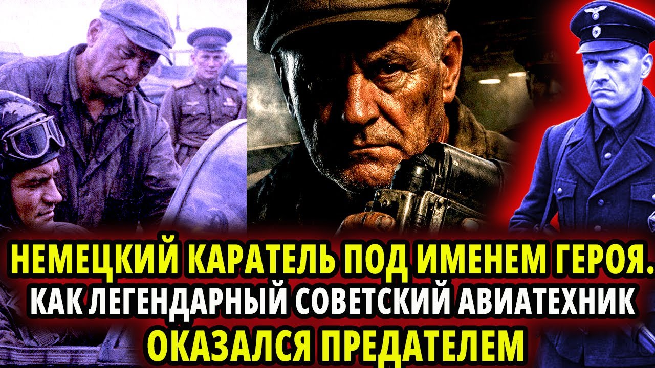НЕМЕЦКИЙ КАРАТЕЛЬ ПОД ИМЕНЕМ ГЕРОЯ.КАК ЛЕГЕНДАРНЫЙ СОВЕТСКИЙ АВИАТЕХНИК ОКАЗАЛСЯ ПРЕДАТЕЛЕМ