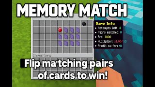 Minigame Memory Match | MCPE Addon |  Support 1.21.90 screenshot 5