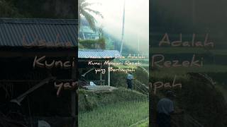 kata mutiara penyemangat mencari rezeki, usaha dan doa adalah kunci mencari rezeki yang berlimpah.