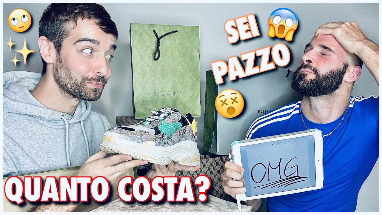 QUANTO COSTA? INDOVINA I PREZZI DELLA COLLEZIONE GUCCIxBALENCIAGA | SHOPPING CHALLENGE