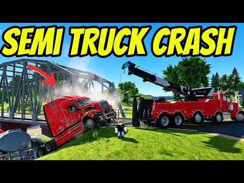 I Recovered A MASSIVE Semi After A HUGE Crash With The NEW Wrecker! | Roblox Southern Mudding