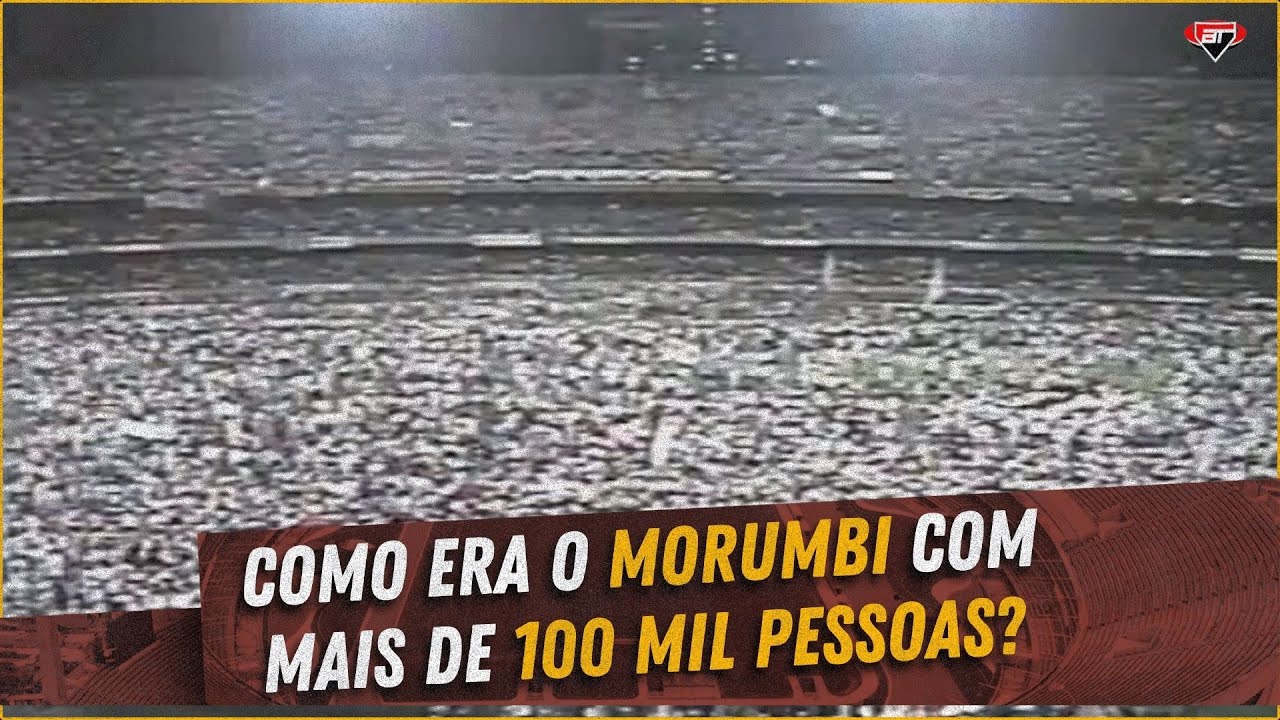 VEJA! COMO ERA A FESTA DA TORCIDA DO SÃO PAULO COM 100 MIL PESSOAS NO MORUMBI