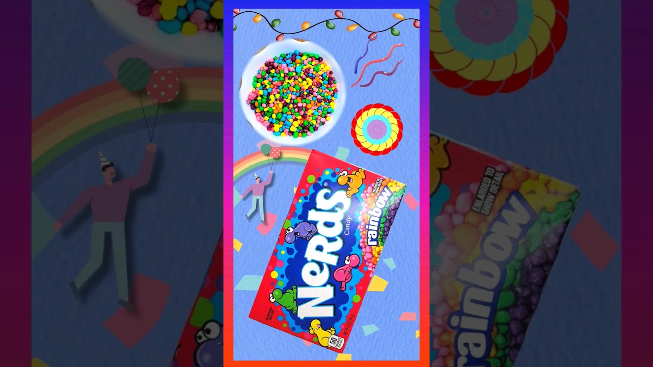 🌈 Конфеты «Радуга ботанов» | Распаковка конфет с фруктовым вкусом! 🍬🍏🍓🍊