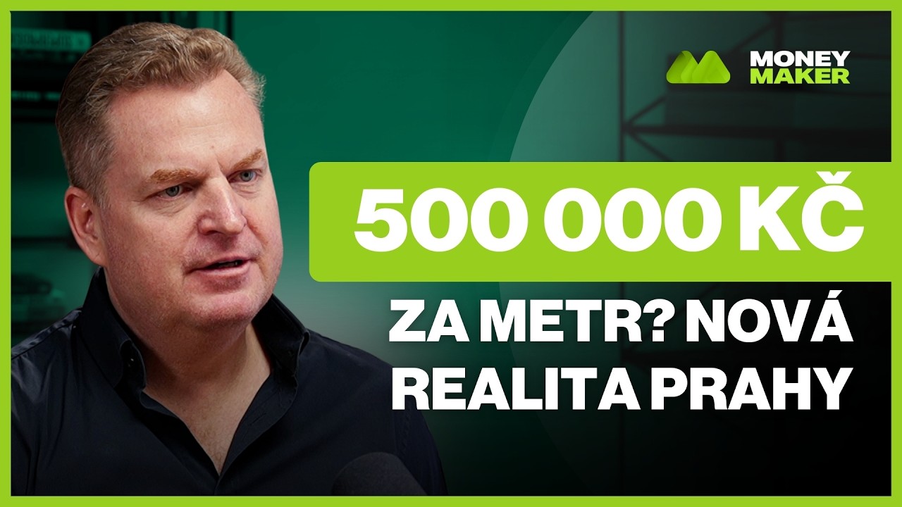 Byt u Vltavy za 500 tisíc za metr? Jan Fidler o pražské bytové tragédii a odchodu z Česka