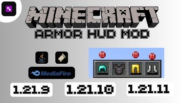 Armor Hud Mod For Minecraft 1.21.9,1.21.10,1.21.11 Java|Fabric