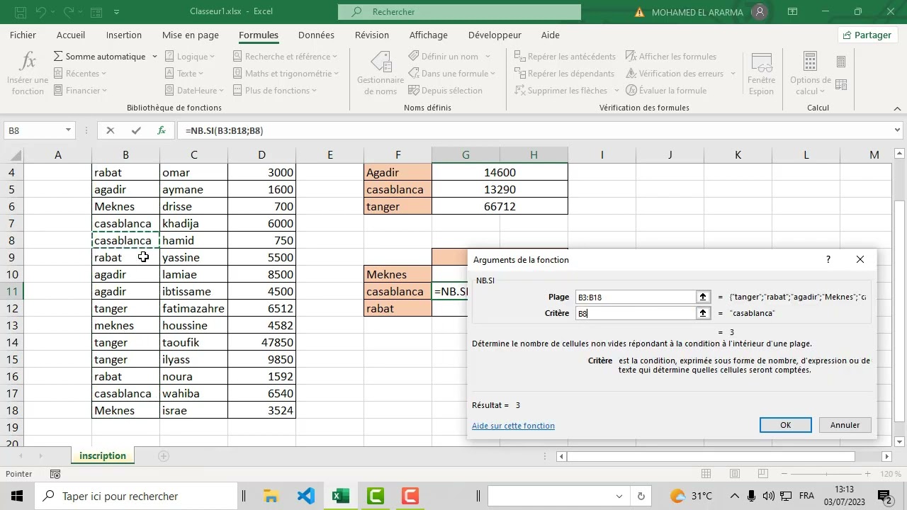 شرح برنامج excel# الدرس 08 NB SI