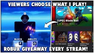 🔴 Playing Roblox with Subscribers! MM2, Blade Ball, Da Hood, Breaking Point! Robux Giveaway! 🔥