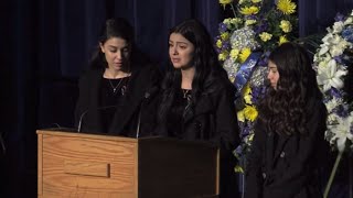 'Natalie will forever be our hero,' sisters of fallen Davis police officer Corona speak at memorial