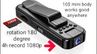L7 upipin mini body mini spy hidden lighter size camera review  detailed 