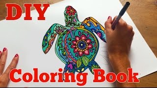 How to Make a Coloring Book, Design Coloring Pages