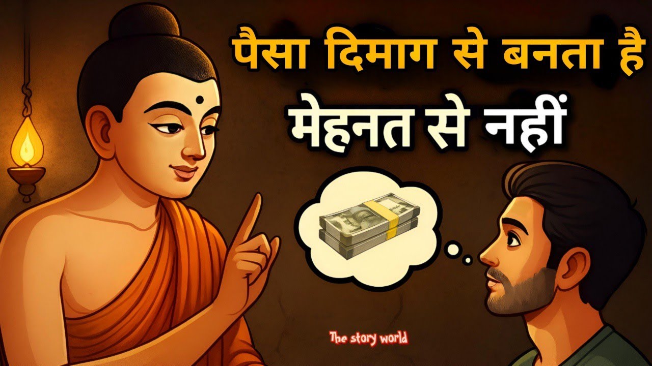 पैसा दिमाग से बनता है या मेहनत से | Money is made by the mind, not by hard work | buddha motivation 