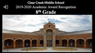 8th Grade CCMS Awards Recognition 2019-2020 by CCMS Connection Teachers