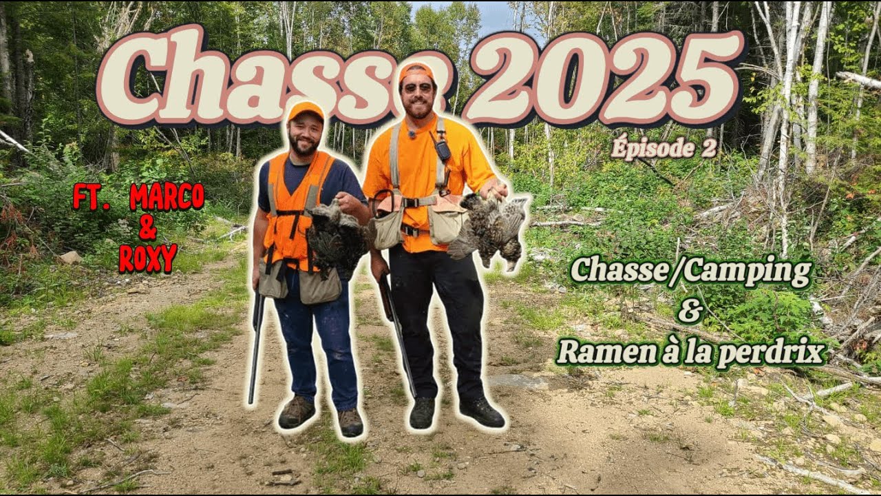 Chasse perdrix 2025 ( ep.2 ) Camping et ramen à la perdrix