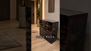 Shoe Rack with Ventilation Door | Plywood Storage Cabinet with Glossy Laminate Finish❤️✨️