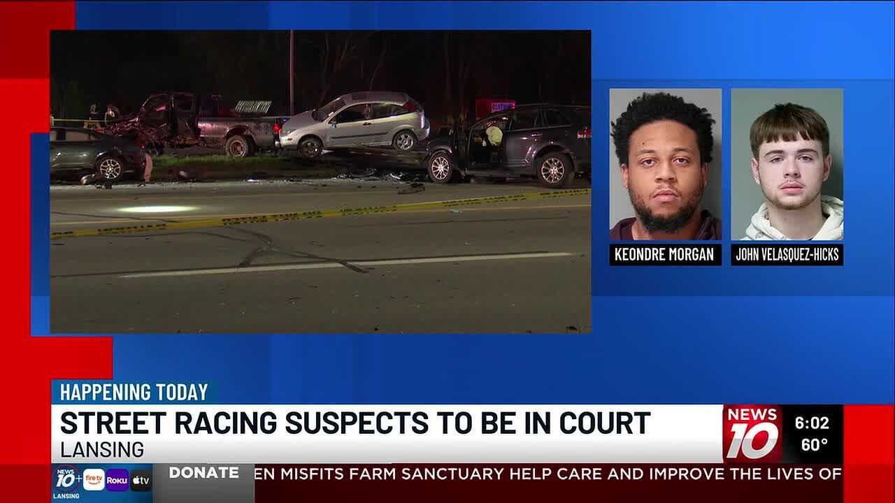 Two men to appear in court in deadly Lansing street racing crash - YouTube