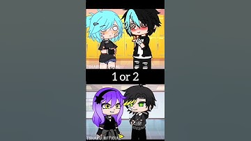 Thumbnail of 1 or 2? soulmate color 🌈 #gacha #gachalife #gachaclub #gachatrend #gachalifememe #shorts
