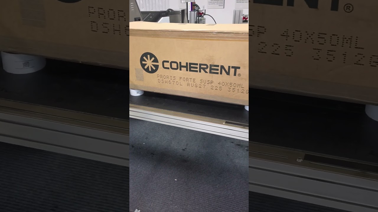 How to Print Carton Box by CYCJET DOD Automatic Online Industrial Inkjet Printer Large Format Inkjet