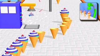 Ice Cream Stack Run!! 🍧🍦🍨 Max Level Game All Levels iOS Android Gameplay NEW Game Trailer screenshot 5
