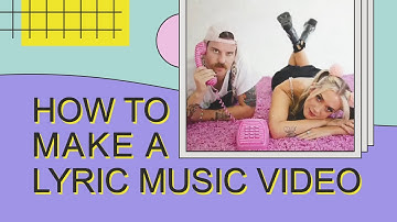 How to Make a Lyric Video | Motion Graphics and Editing Tutorial