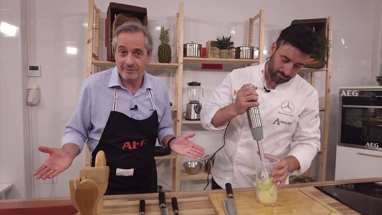 Gazpacho de melón con jamón | Recetas sencillas y sanas