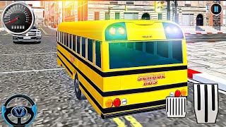 School Bus Simulator Driver 2024 - Zoo Bus Animals Driving 3D - Android GamePlay #busgame #gta screenshot 1