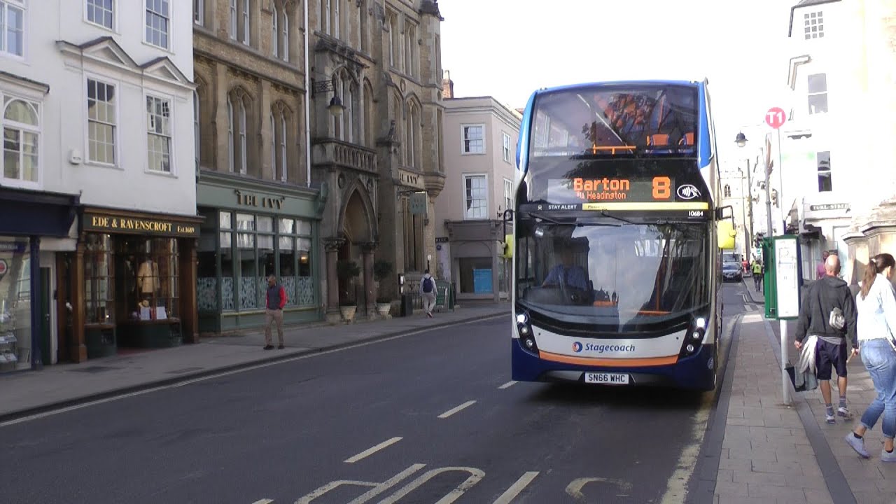 Oxford bus 8 to Barton.