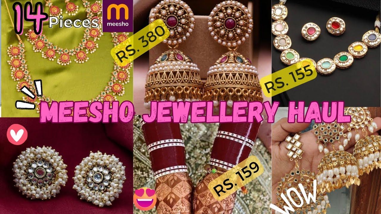 Meesho Jewellery Haul Meesho Wedding Jewellery Haul Meesho Haul TalesofAtishi meeshohaul