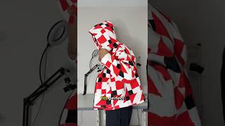 Another quilt hoodie 😯 #fashion #upcyclingfashion #diy #streetwear #upcycle #thriftflip #quilting