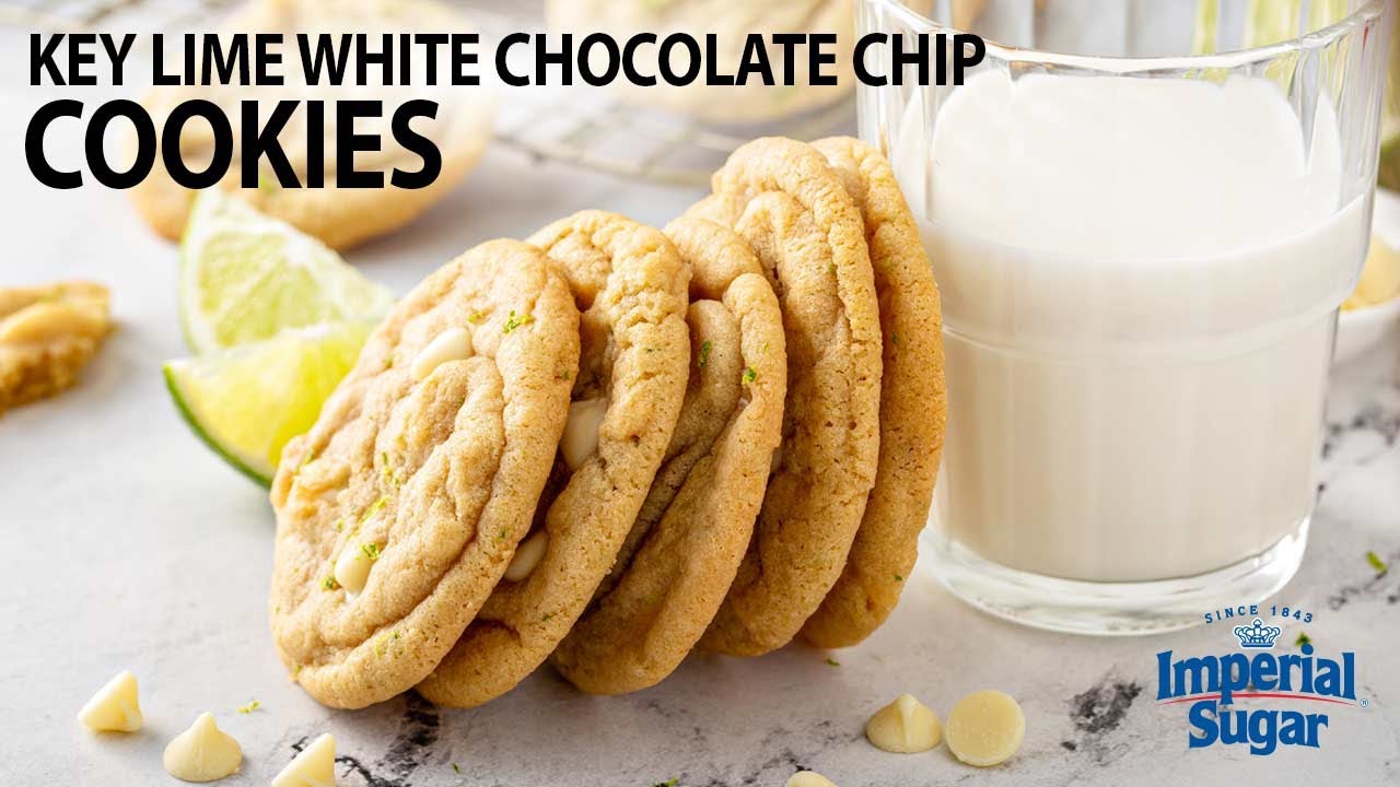 How to Make Key Lime White Chocolate Chip Cookies YouTube