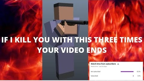 KRUNKER BUT IF I DIE TO A SHOTGUN OR CROSSBOW THREE TIMES THE VIDEO ENDS