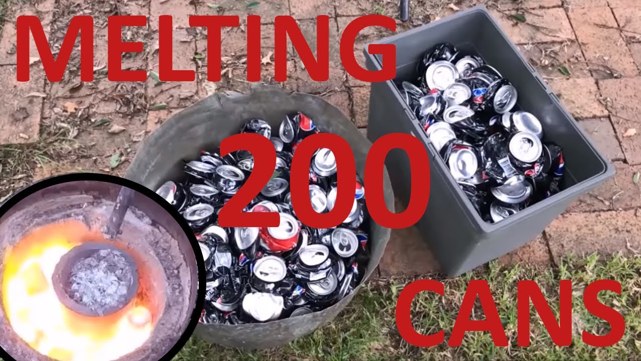 Melting Aluminum Cans
