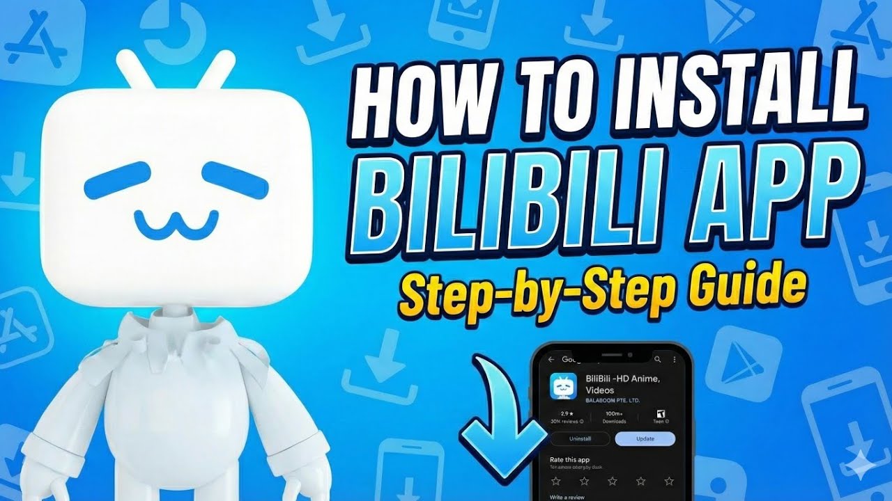 How to install bilibili app | bilibili app install kaise kare - YouTube