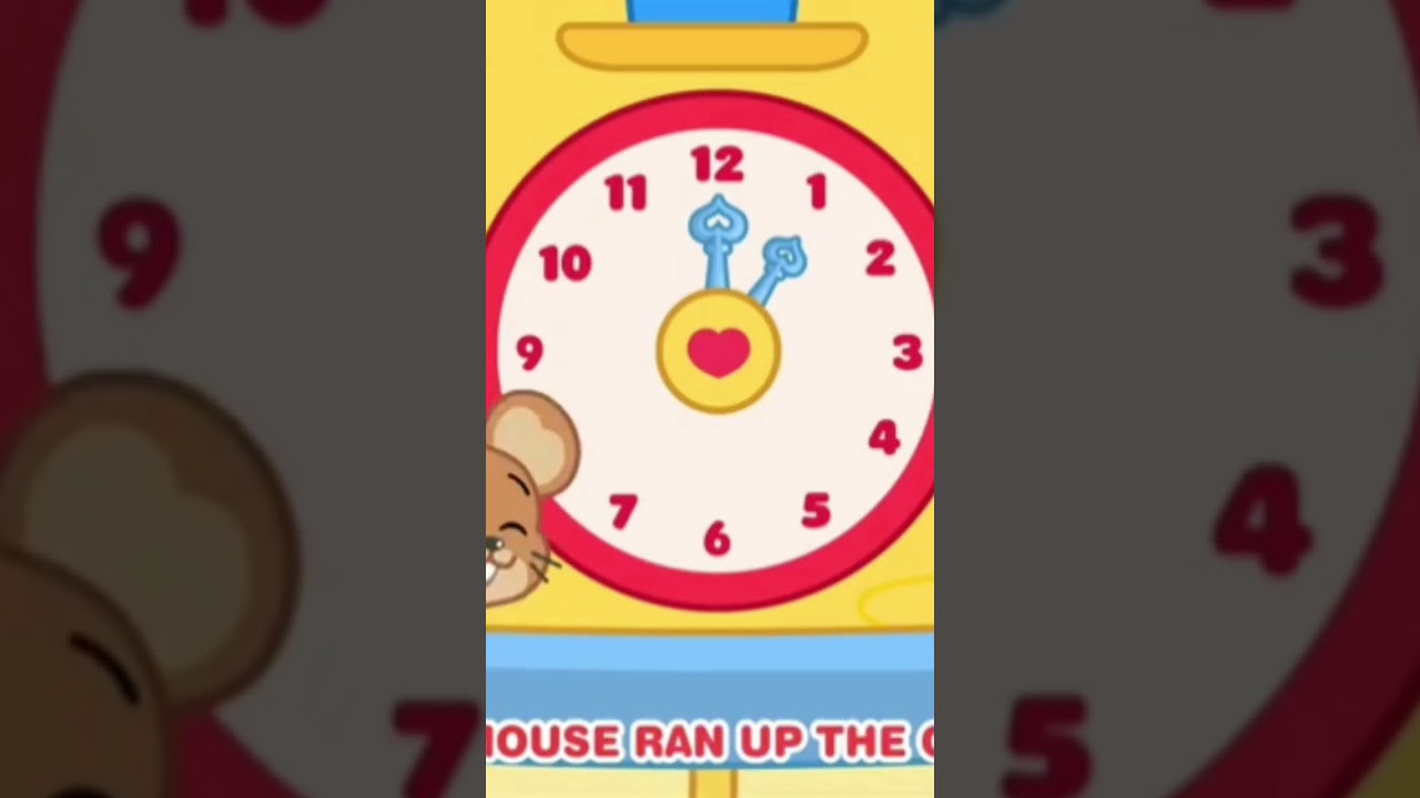 Plim Plim The mouse ran up the clock 