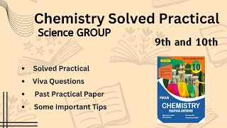 Chemistry solved practical copy 9th and 10th for all board