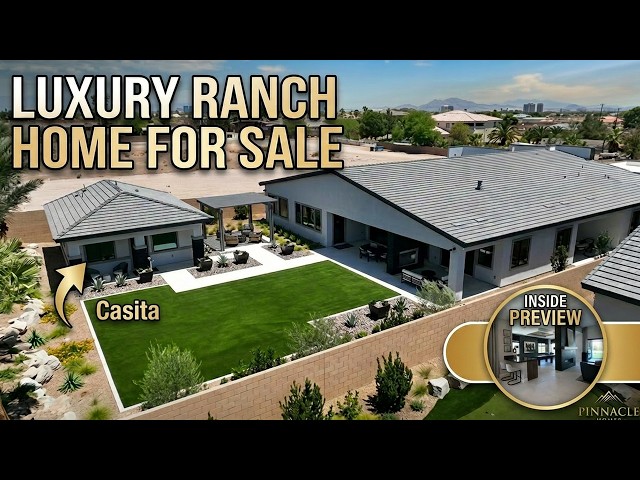 New Luxury Single Story Homes For Sale - $1.37m+ - Southwest Las Vegas - Brighton by Pinnacle Homes