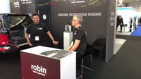 Robin Radar Systems with Drone Detection Radar at SCTX 2019