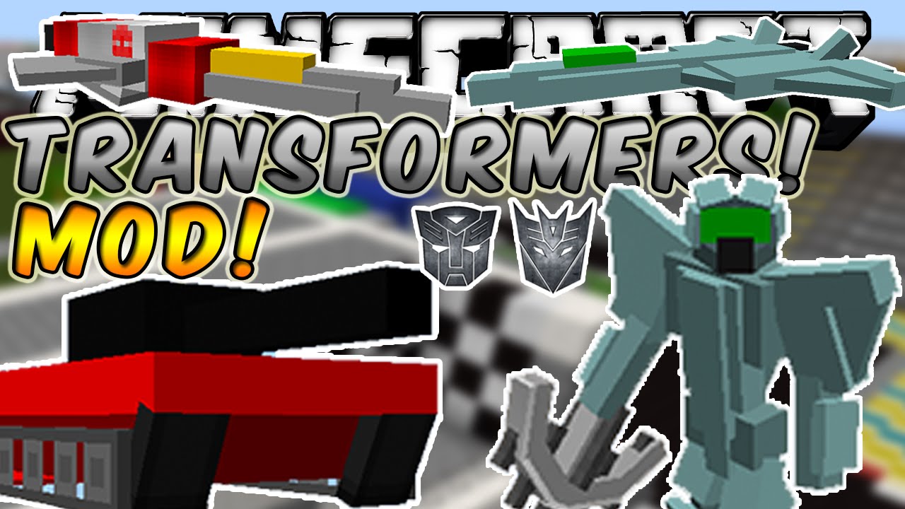 Minecraft - TRANSFORMERS MOD (Transformación de robot a vehículo ...
