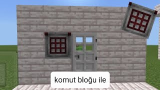 Minecraft Kilitli Kapı Yapımı Komut Bloğu Ile