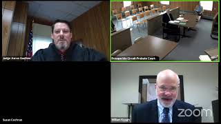 202108021075 Judge Aaron J  Gauthier 53rd Circuit Court proceedings, Judge Aaron J  Gauthier presidi